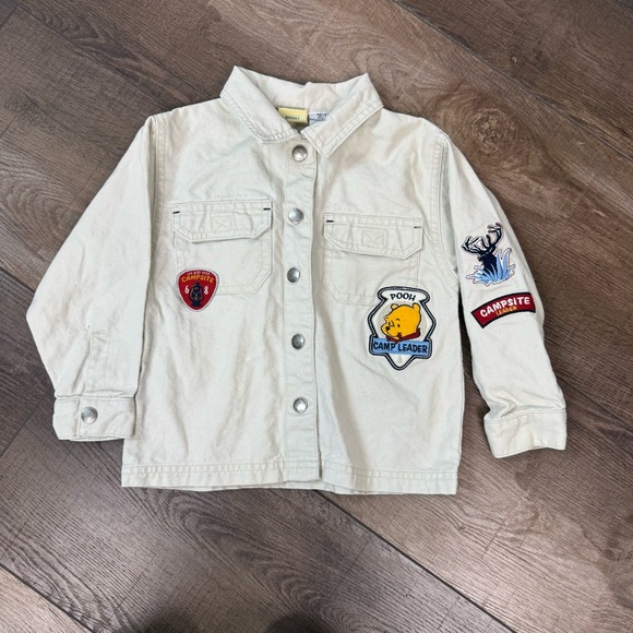 Vintage Disney Winnie the Pooh Camp Jacket Boys 3T